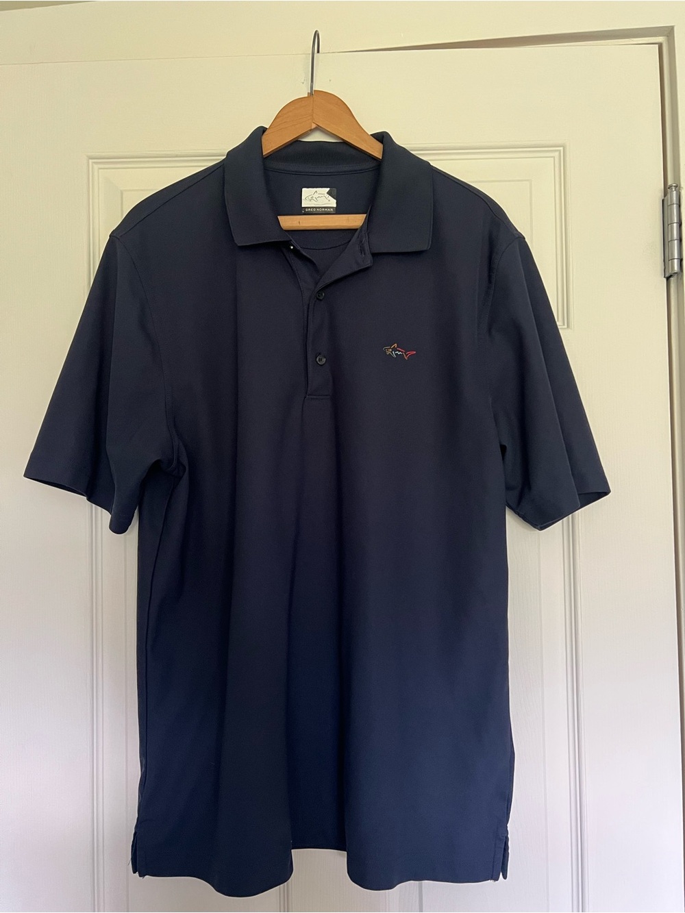 Greg Norman Performance Polo Shirt - Navy-L